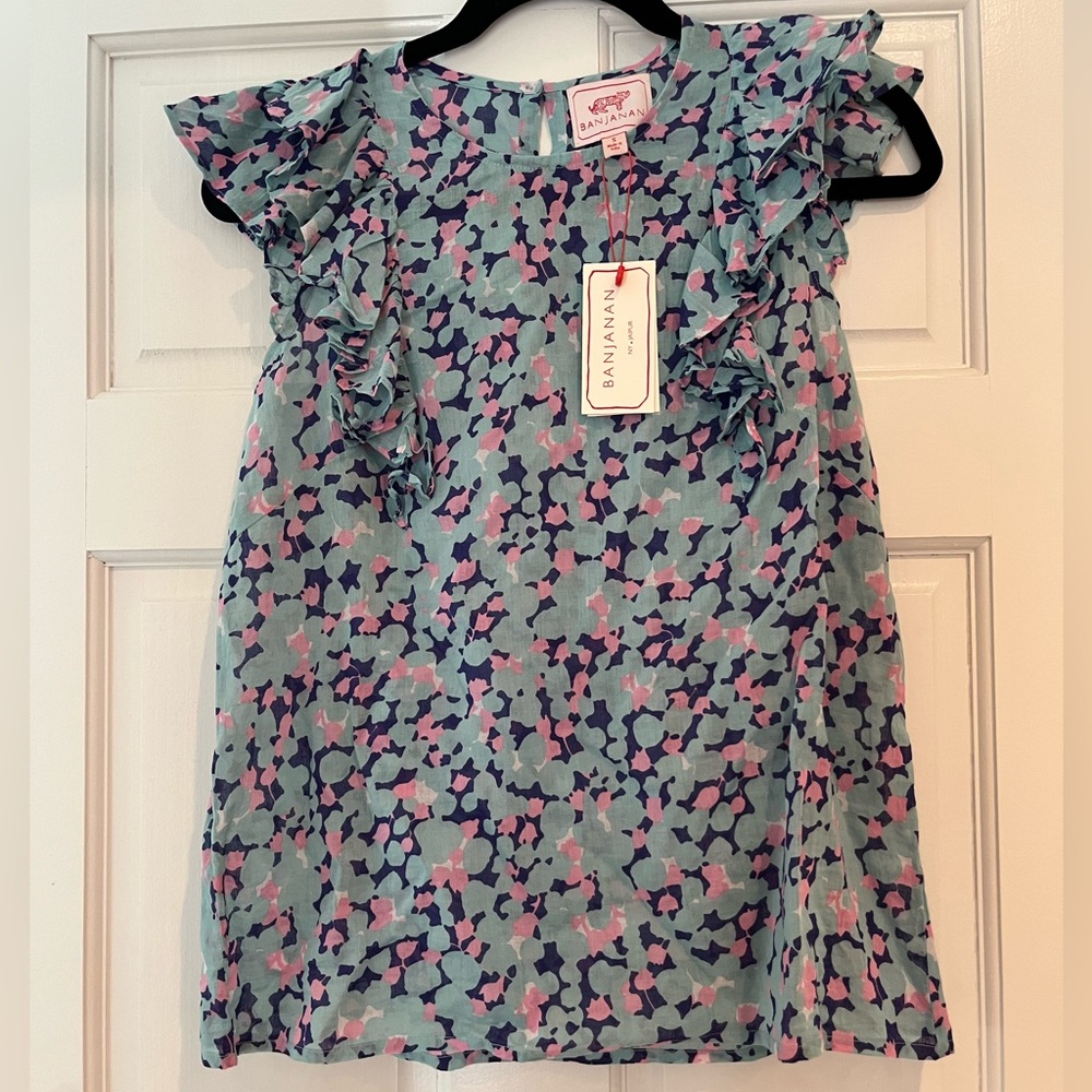 Banjanan Sleeveless Ruffle Top